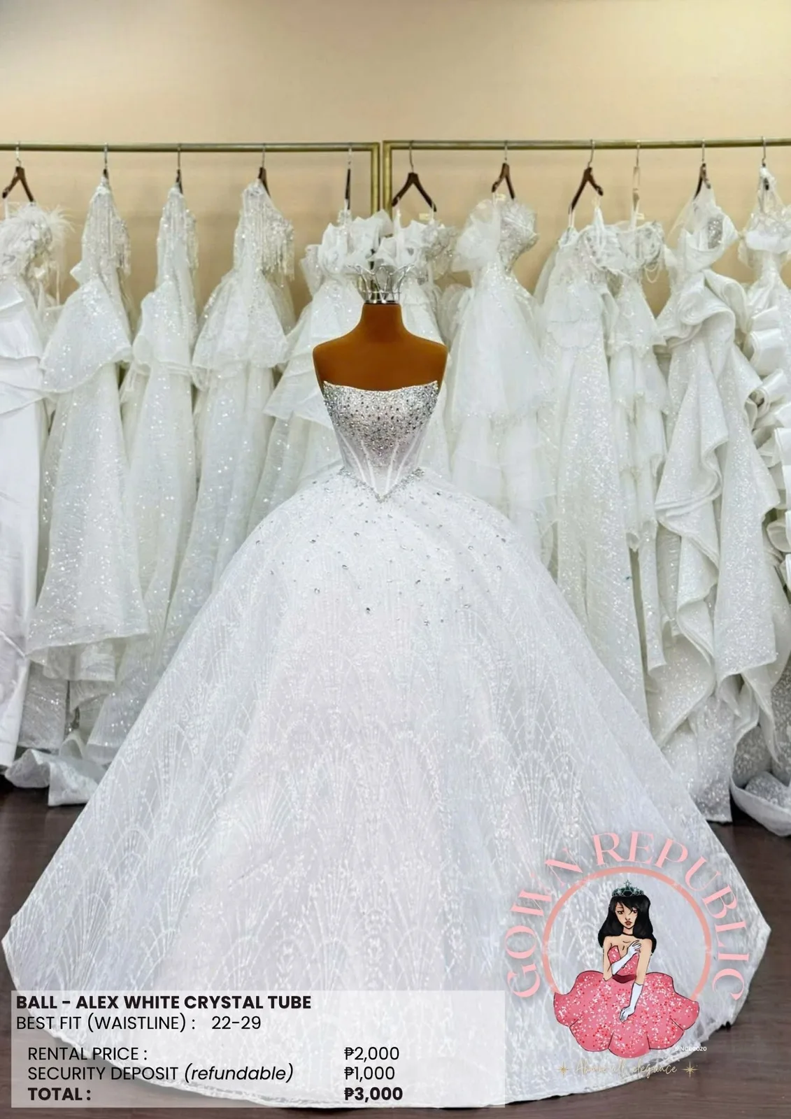 Ball Gowns: White 295